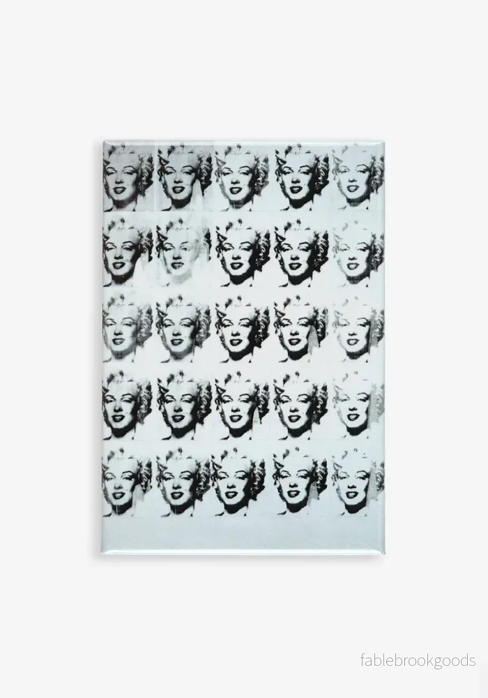 Magnet, Warhol, Marilyn in Black and White