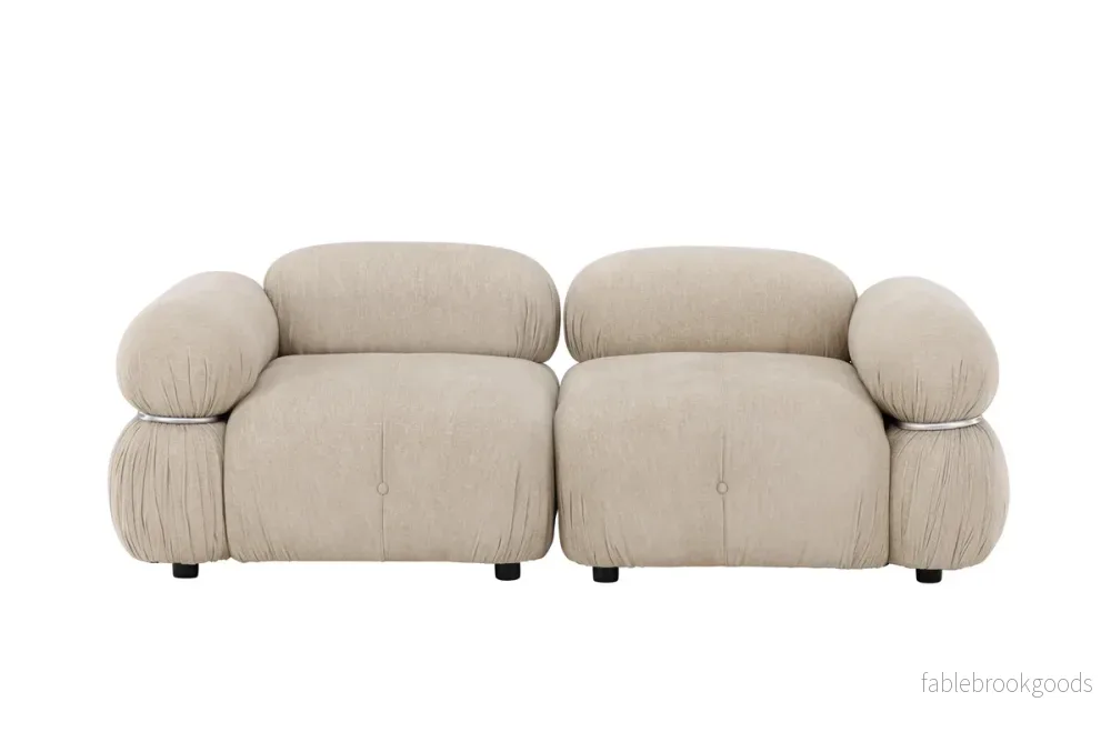 Mika Soffmodul Beige 2 sits | Venture home - Bild 2