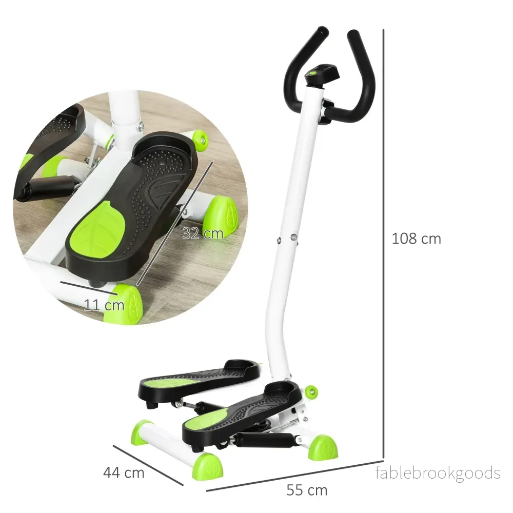 Stepper med LCD, Handtag – Stål, Stöder 100 kg - Bild 3