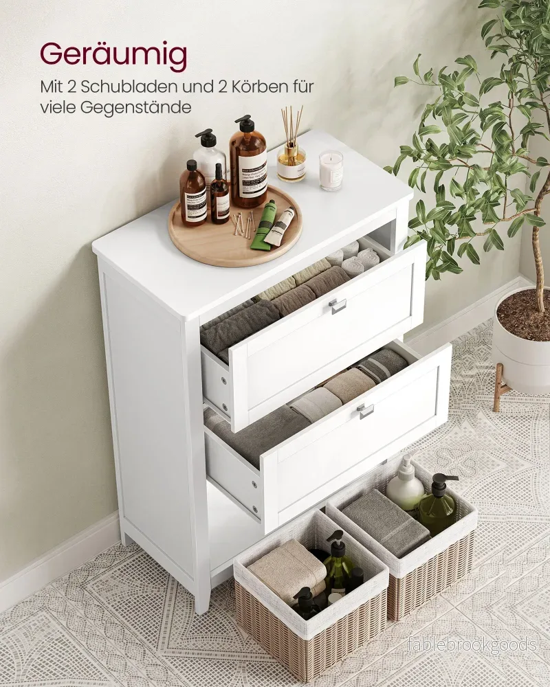 Badrumsmöbler - med justerbara distributörer - Wolkwit - Bild 3