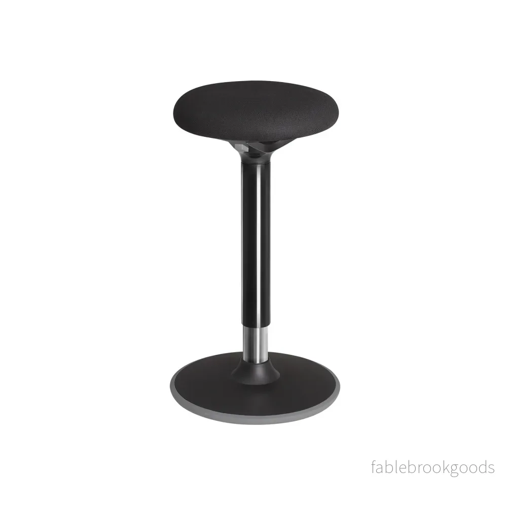 Arbetspall – 360° vridbar – Sitthöjd 50-65 cm – Svart