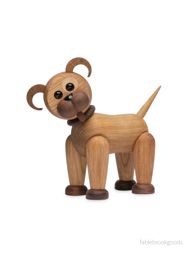 Buddy – Trähund Dekoration 20,5 cm FSC® Buddy – Trähund Dekoration 20,5 cm FSC®