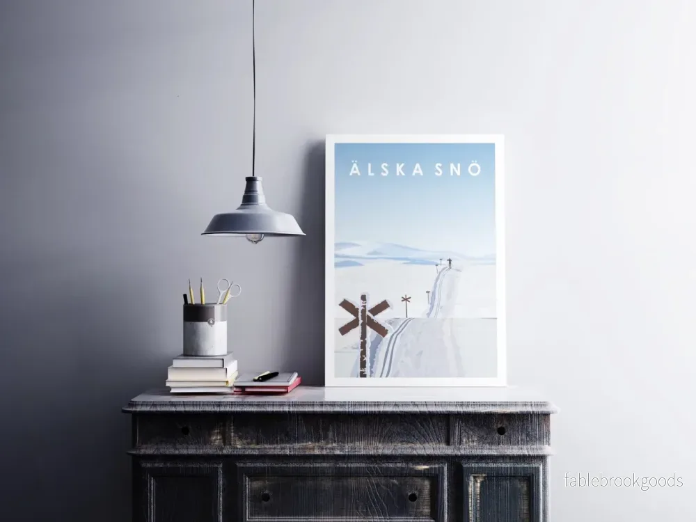 Älska Snö ledkryss poster - Bild 3