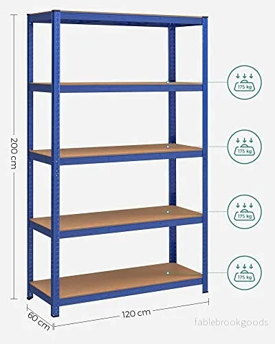 Förvaringsställ – Robust och justerbar – Blå - Bild 3