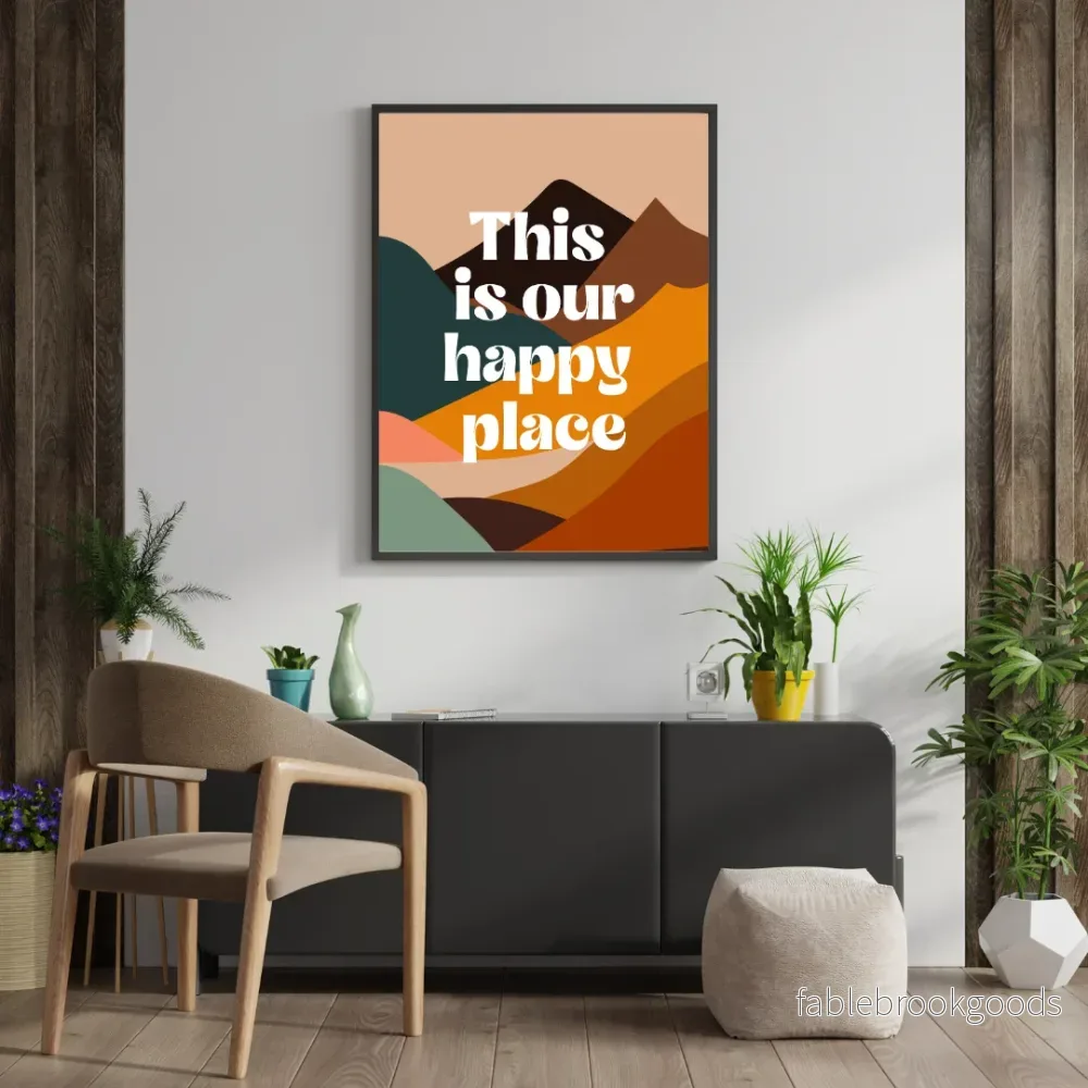 This is our happy place poster - Bild 2