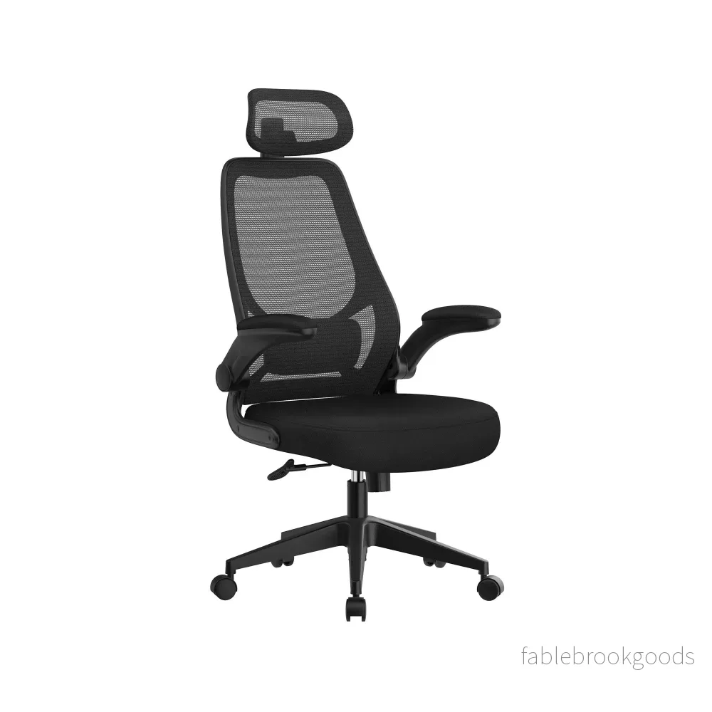 Kontorsstol – Ergonomisk och justerbar – Svart