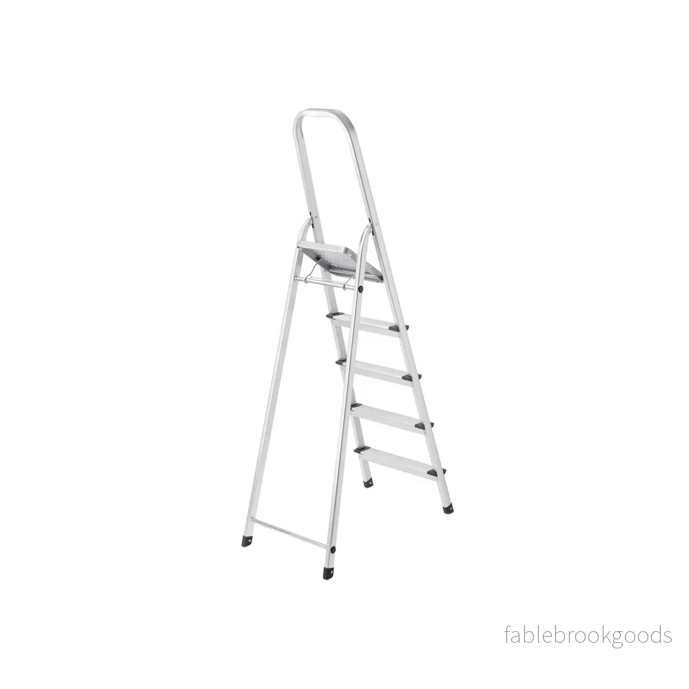 Hushållsstege – 5 nivåer – Aluminium – Silver - Bild 2