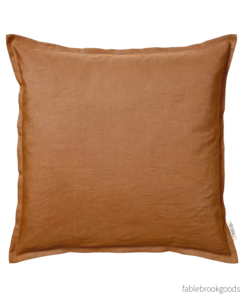Kuddfodral Classic Linen Terracotta Kuddfodral Classic Linen Terracotta