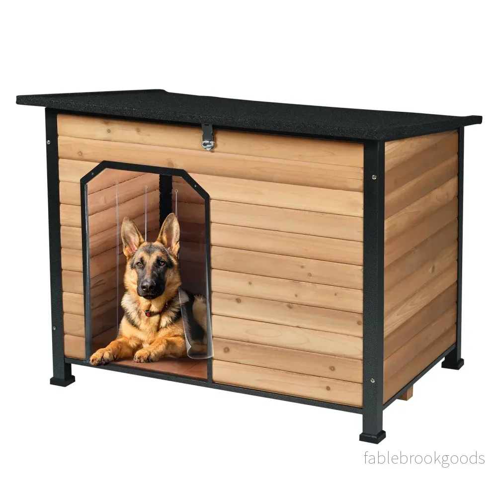 Hundkoja i trä Hundkoja i trä
