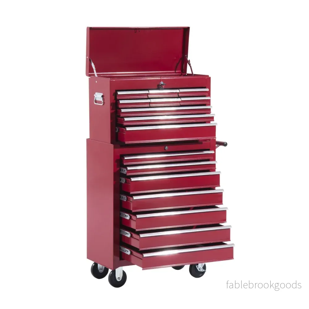 Metal Tool Trolley – Röd mobil verkstadsförvaring Metal Tool Trolley – Röd mobil verkstadsförvaring