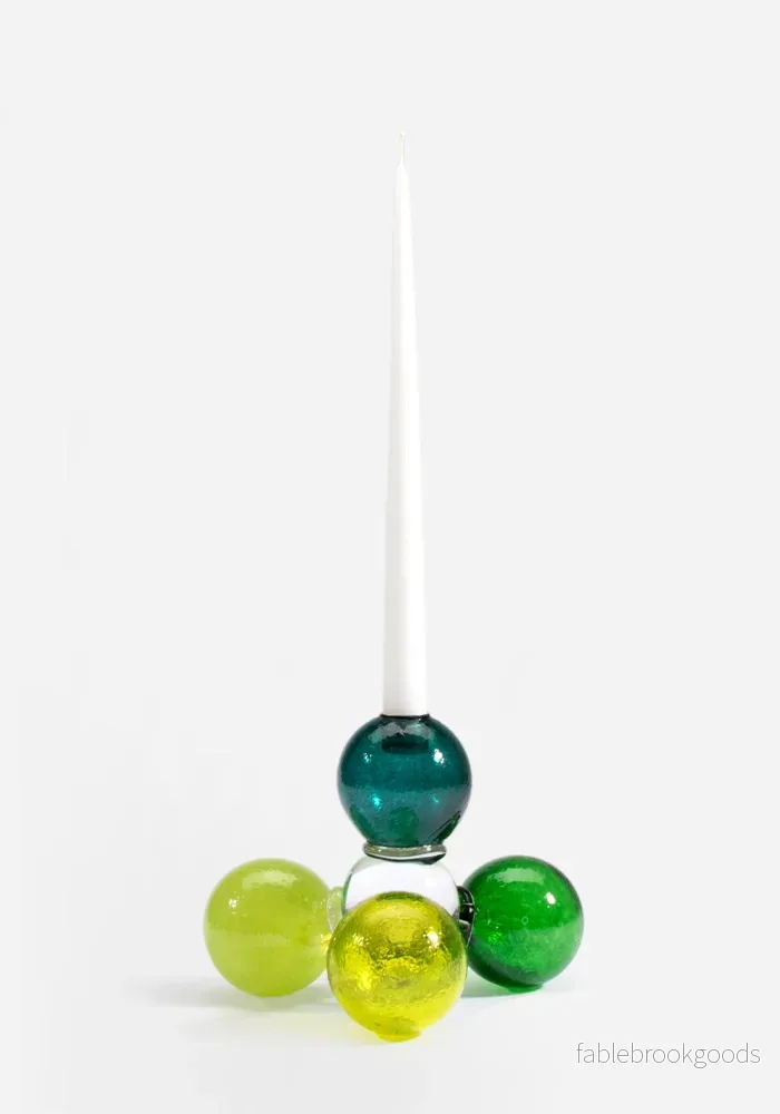 Ljusstake - Bollar, Liten grön - Bild 2