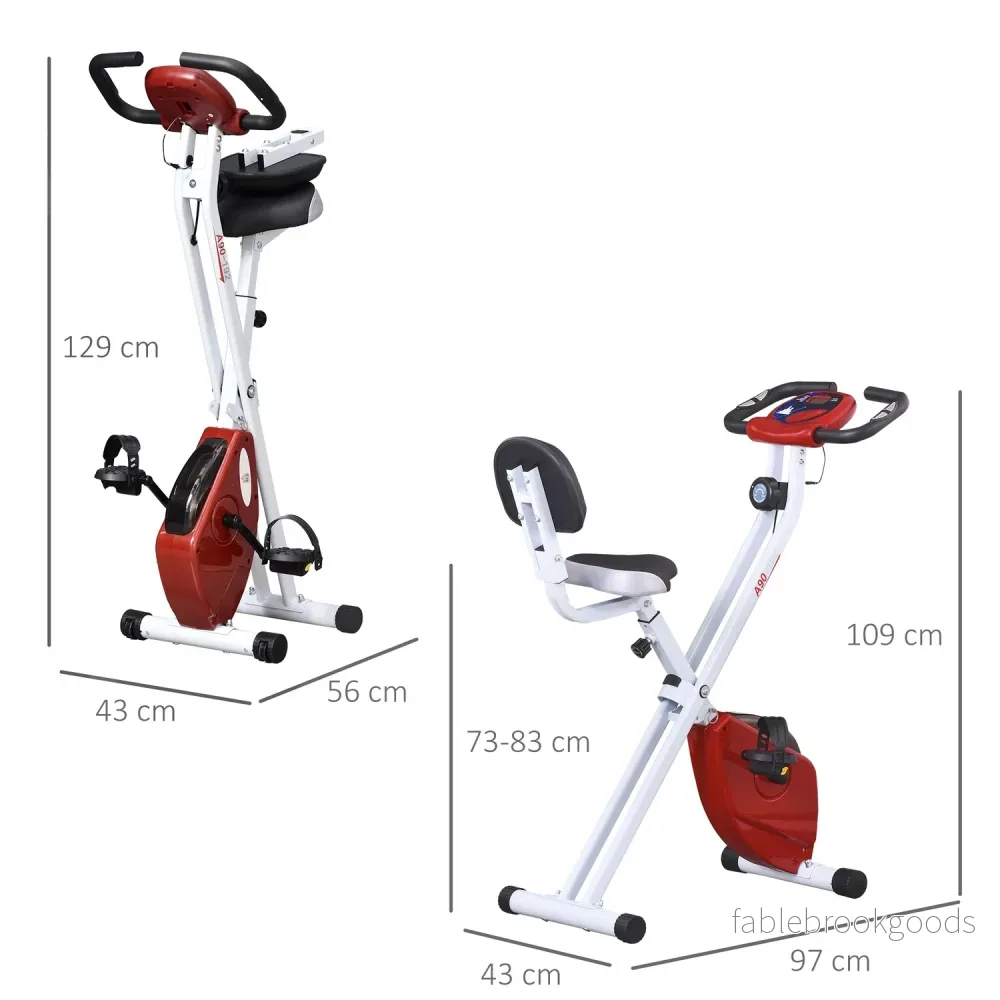 Motionscykel med 8-nivåer magnetiskt motstånd, justerbar höjd - Bild 3