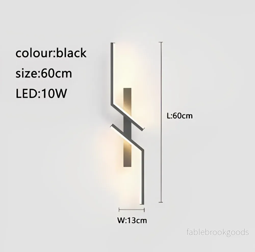 Modern Gold LED Wall Sconce for Bedroom - Bild 2