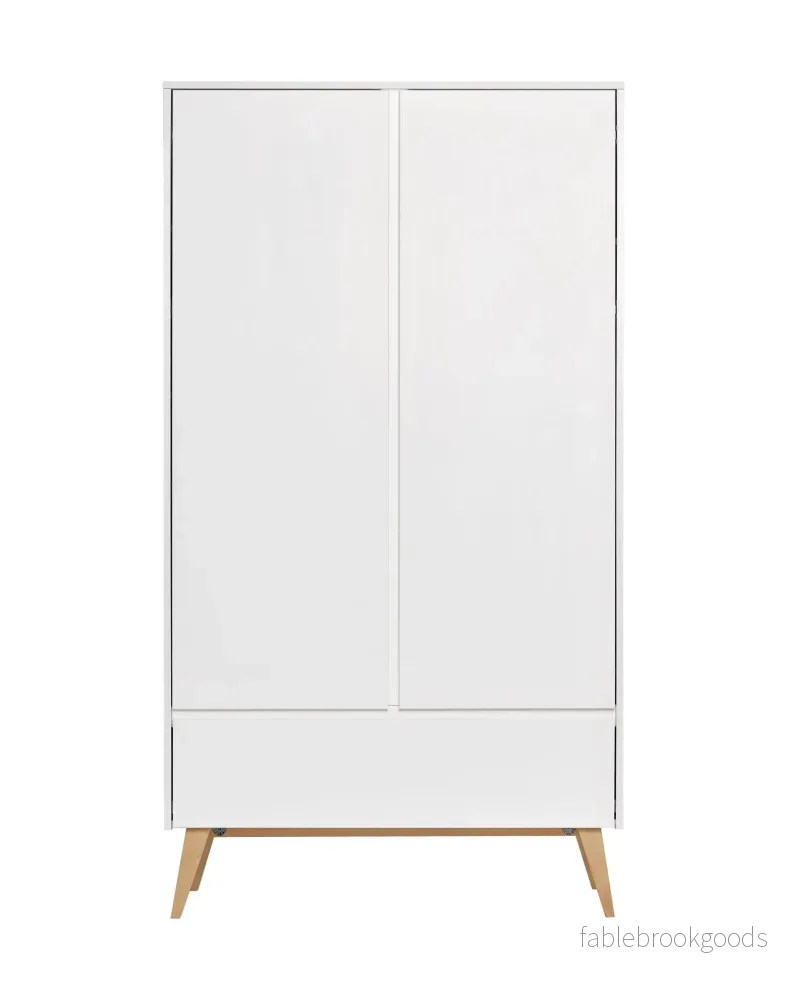 Sara 2-door wardrobe + 1 drawer wardrobe White color Sara 2-door wardrobe + 1 drawer wardrobe White color