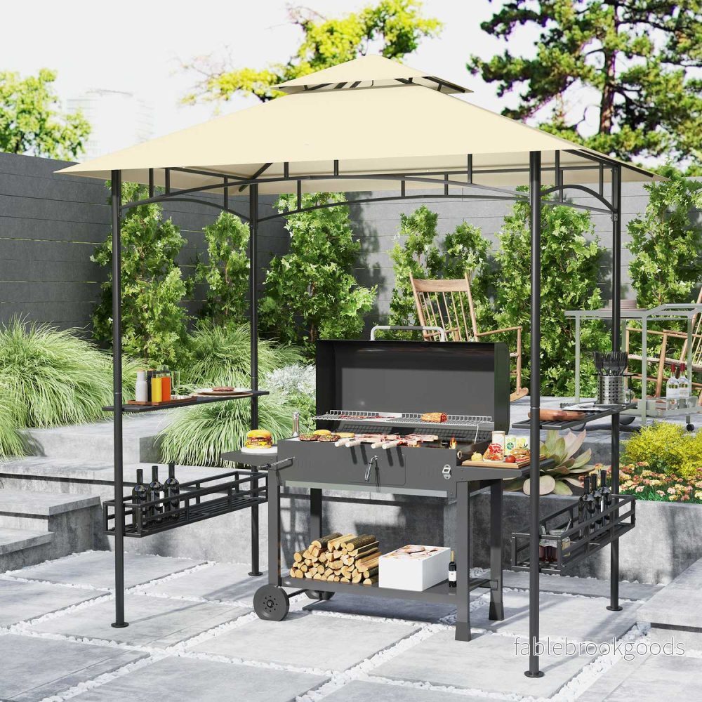 Grillpaviljong, vattentät och flamskyddad, UV-skyddande - Bild 2