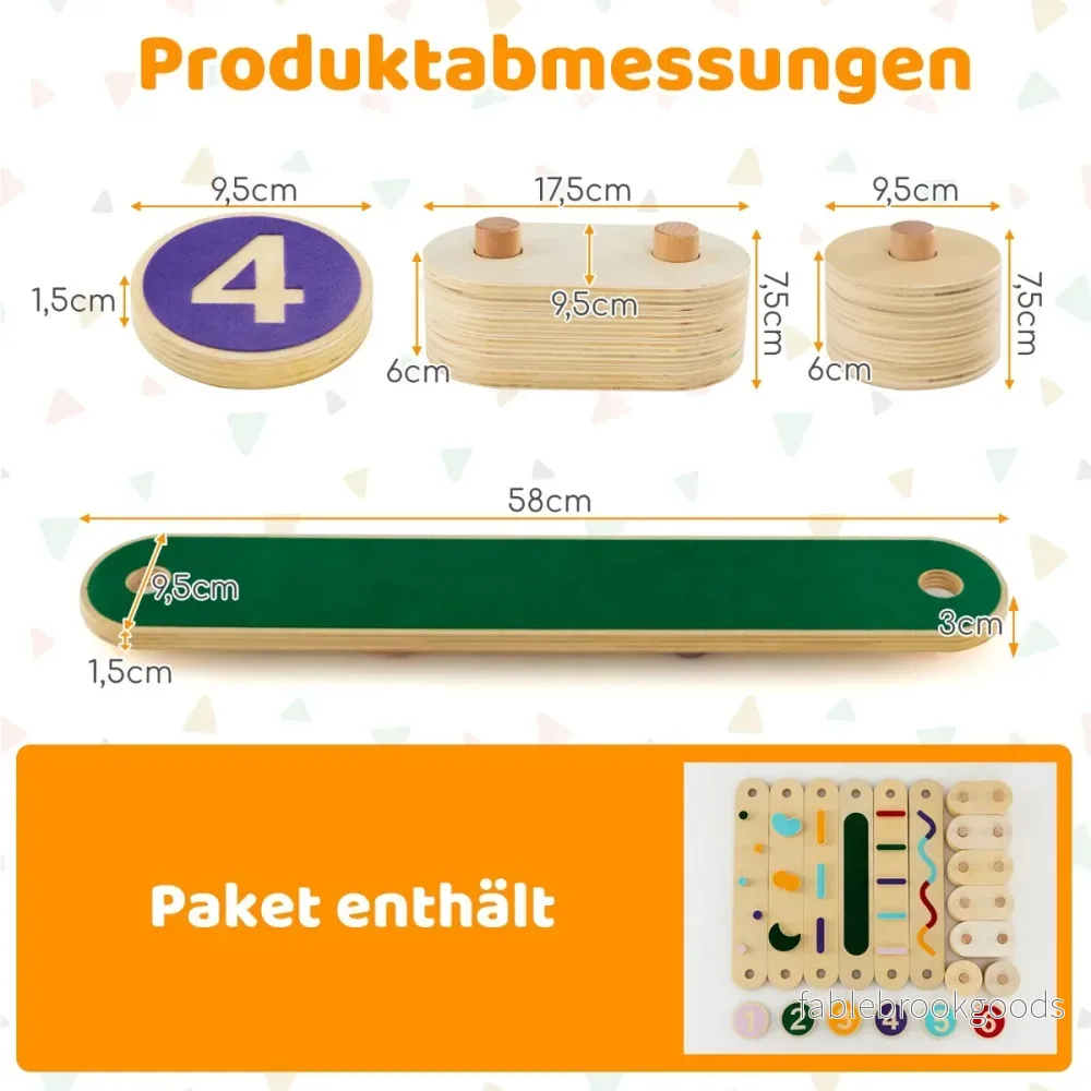 Balansbalk – Barn DIY med balanserande stenar på båda sidor Montering – 6 – Flerfärgad - Bild 3