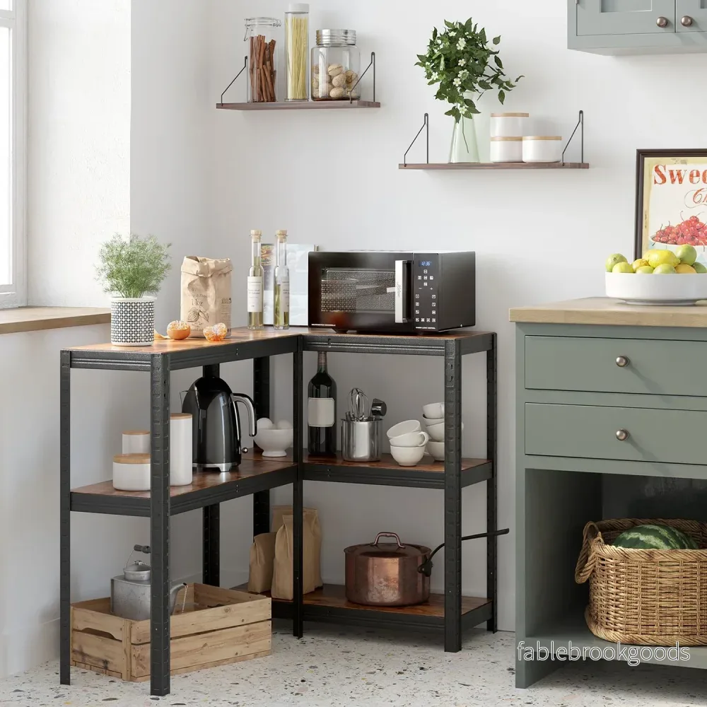 Set med 2 stående ställ – Justerbara och delbara – Svart - Bild 3