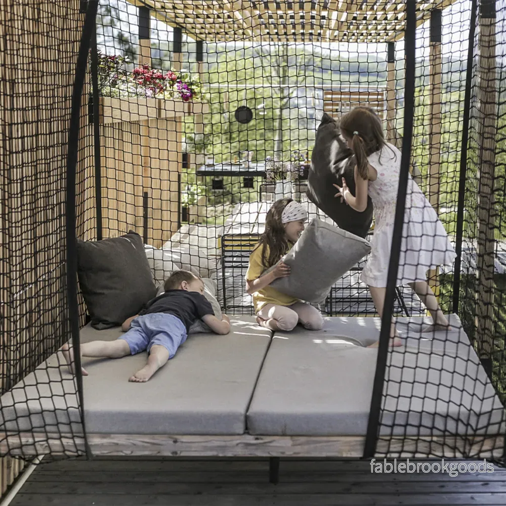 Uteplats Set Dreamer med Hängande Dagbädd och Lekställning - Bild 2