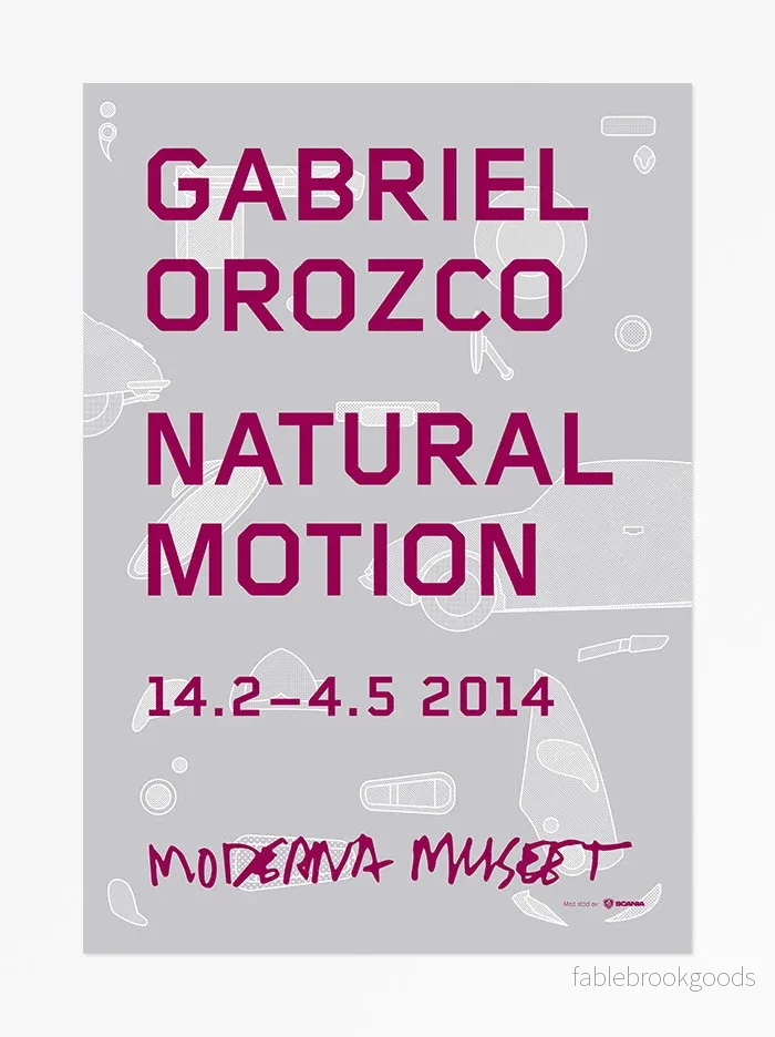 Poster: Gabriel Orozco, Natural Motion
