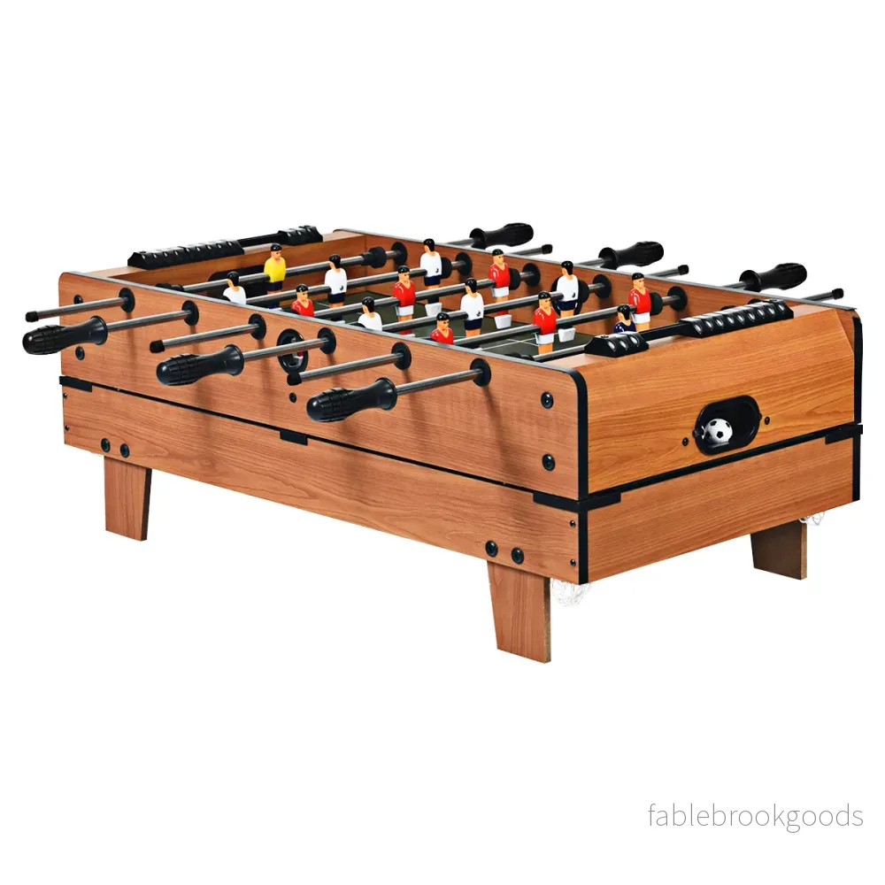 i – spelbord biljardbord och bordtennisbord airhockeybord bordsfotboll – 4 1 81 x 43 x 30,5 cm – Grön och natur - Bild 2