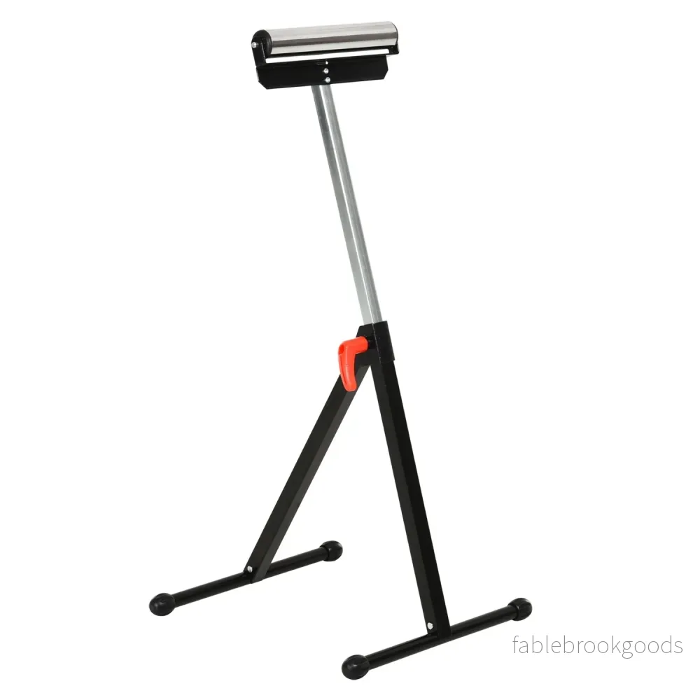 Justerbar rullbock – metall, 90 kg kapacitet, svart