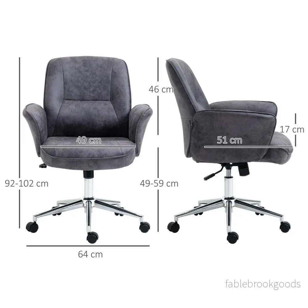 Ergonomisk kontorsstol, höjdjusterbar, 120 kg lastkapacitet - Bild 3