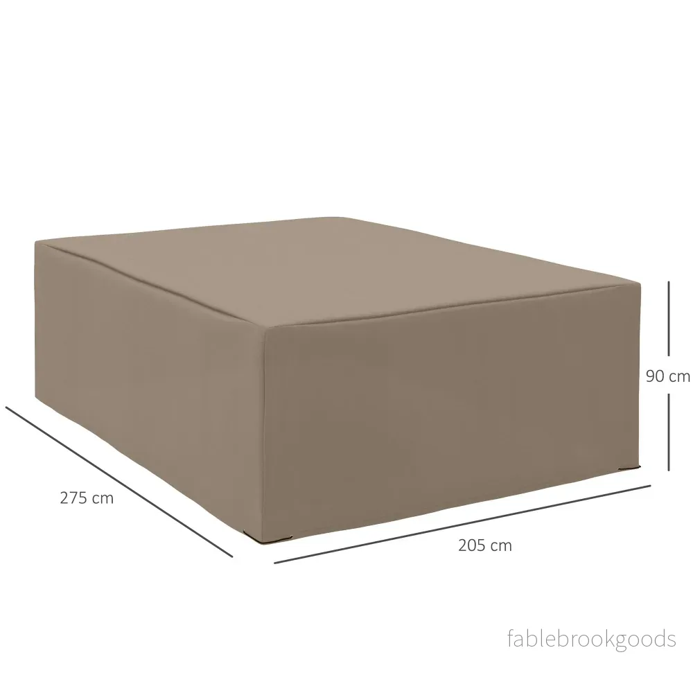 Vattentätt möbelöverdrag för utomhusbruk, Oxford, 275x205x90 cm - Bild 3