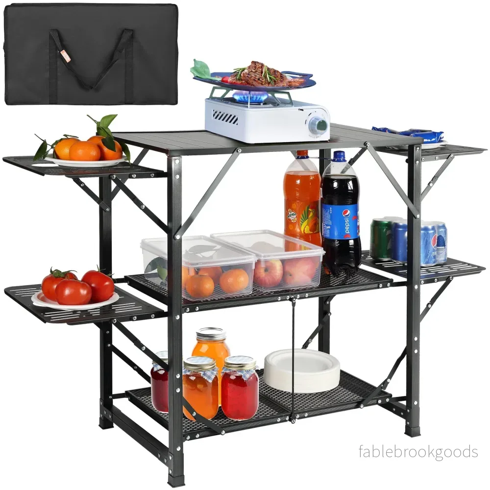 Hopfällbart campingbord 126 cm Hopfällbart campingbord 126 cm