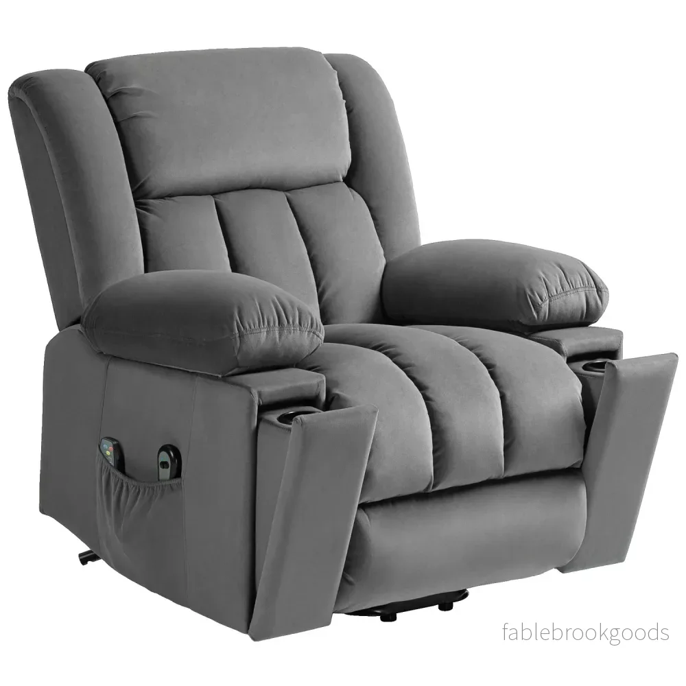 Elektrisk vilstol med massage-, värme- och USB-portar Elektrisk vilstol med massage-, värme- och USB-portar