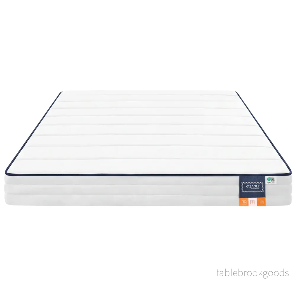 Matras - Tweepersoons - 140 x 200 cm - Gel Traagschuim - Wit - Bild 2