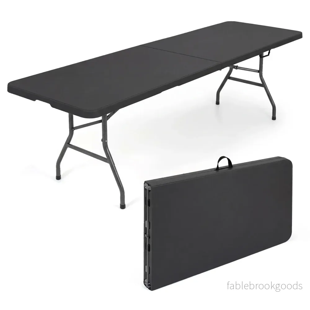 Vikbart – trädgårdsbord cm, XXL campingbord med bärhandtag för personer – 244 x 75 10