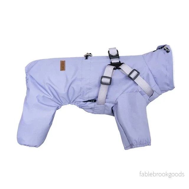 Regnjacka Hund – Active Pro | Vattentät med Inbyggd Sele & Reflex - Bild 3