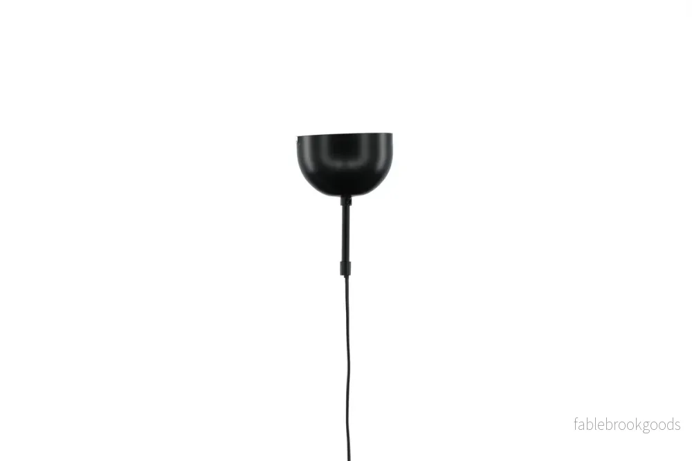 Dropp Taklampa Svart Ø20 cm – Rökfärgat Glas E27 | Venture Home - Bild 2