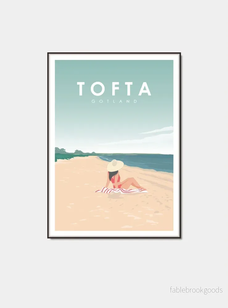 Tofta – Gotland poster Tofta – Gotland poster