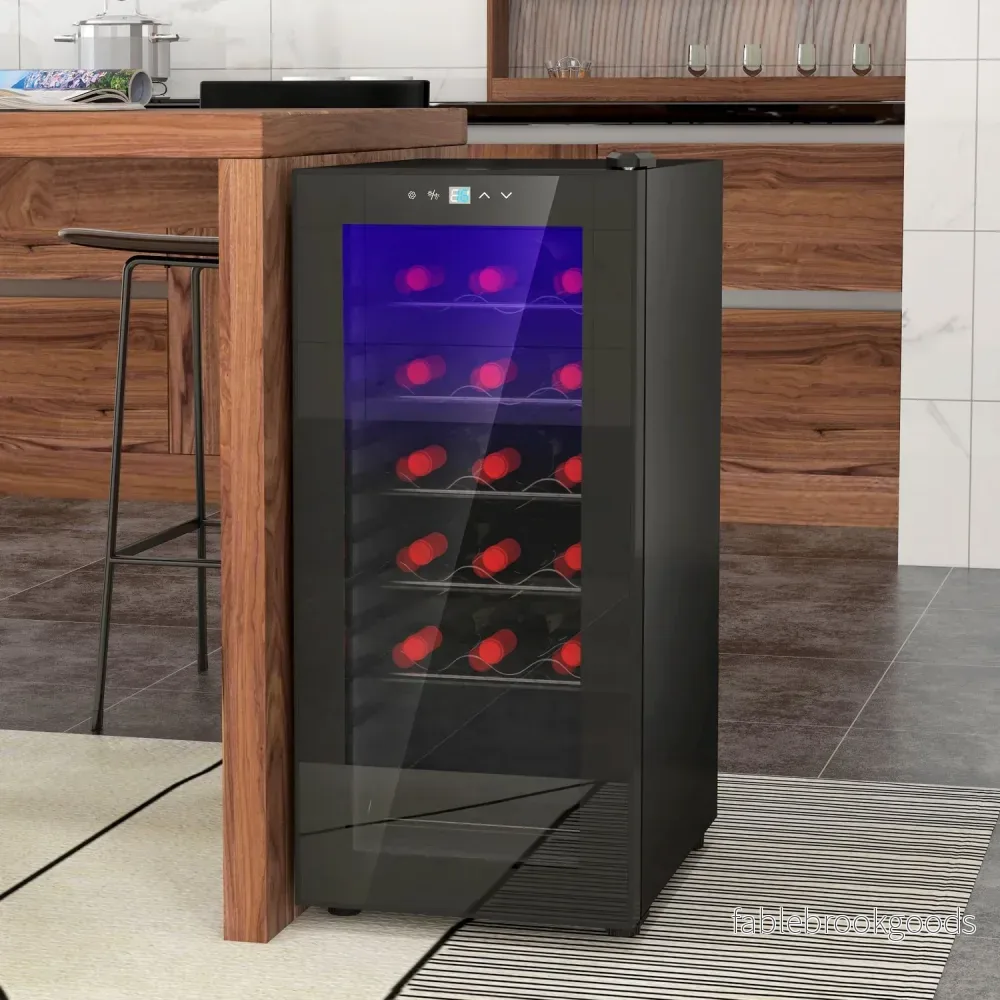 Vinkyl, 18 flaskor, 50L, Touch Control, 5-18°C - Bild 2
