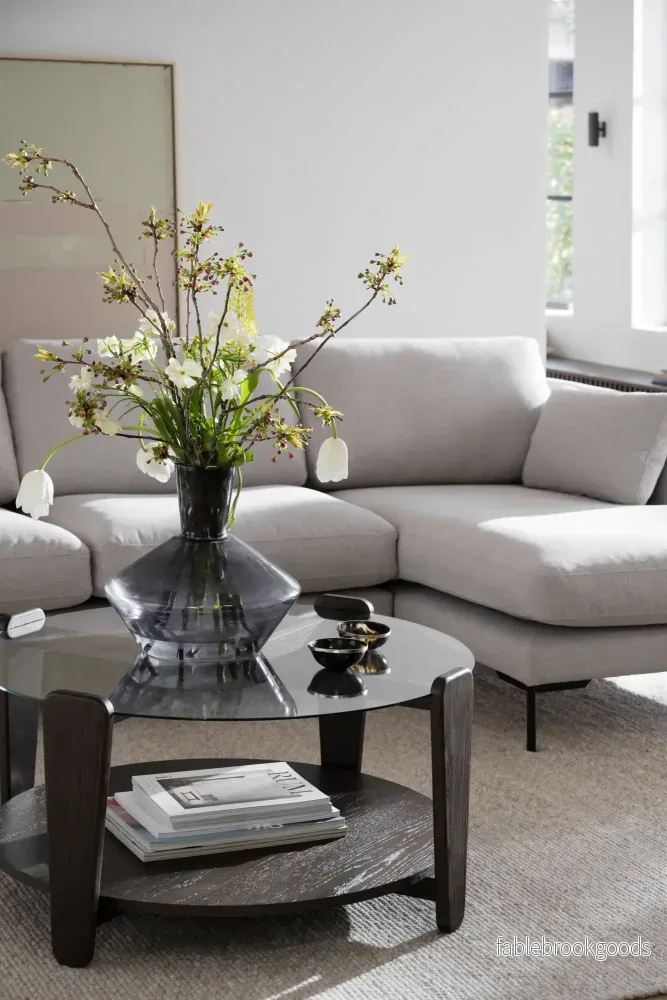 Arran - Soffbord Brun 93x93 cm - Bild 2