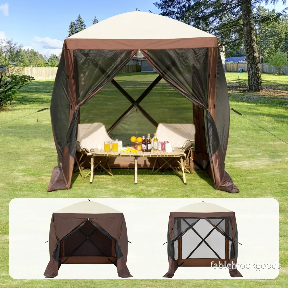 Pop-Up Camping Paviljong med Myggnät 2x2m Pop-Up Camping Paviljong med Myggnät 2x2m