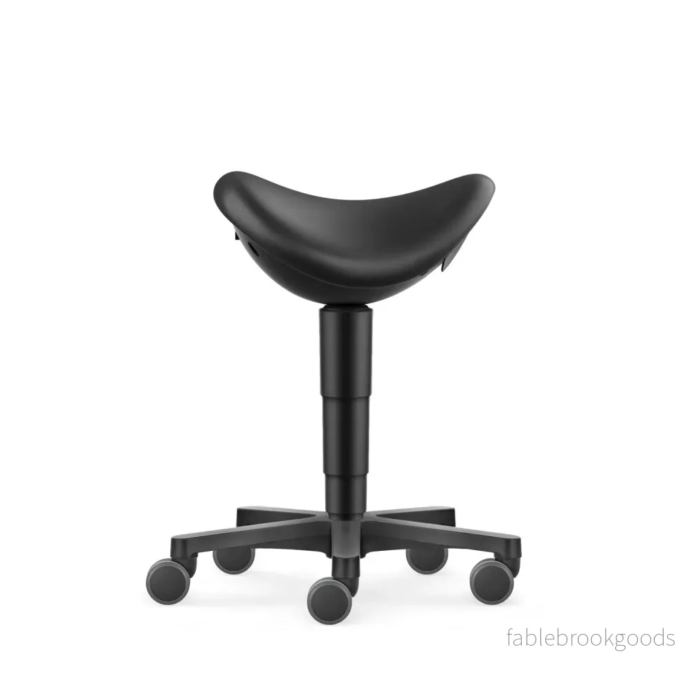 Stool sadelstol, svart konstläder - Bild 2