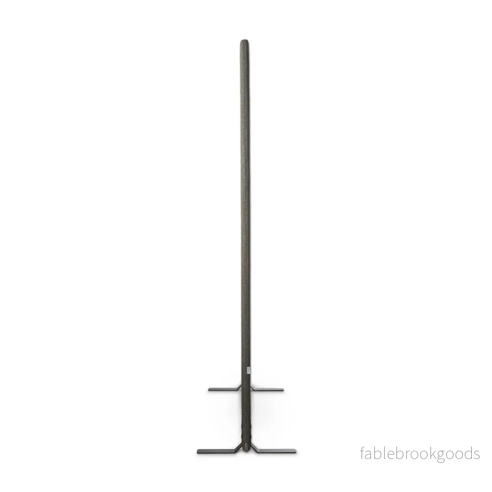 MUTE akustikskärm 1400 × 1400 mm - golvmodell, grå (Savio 09) - Bild 3