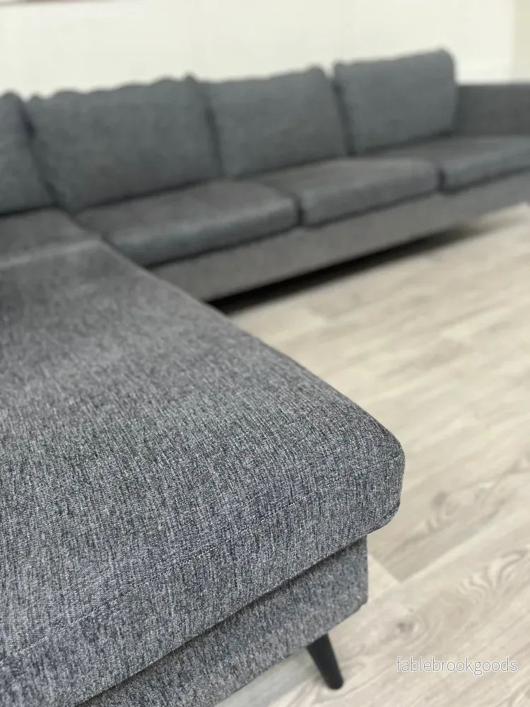 3-sits soffa med divan höger *färg Antracite* - Bild 3