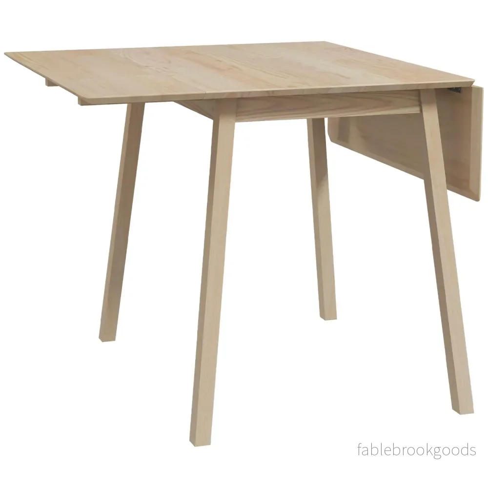 Träfällbart matbord, 2-4 platser, små utrymmen