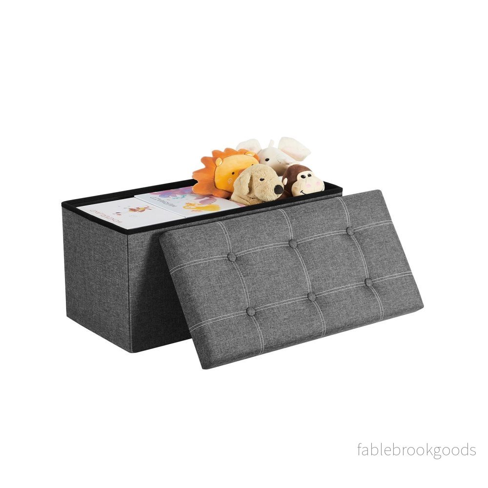 Soffa med förvaringsutrymme – Fällbar – Mörkgrå - Bild 2