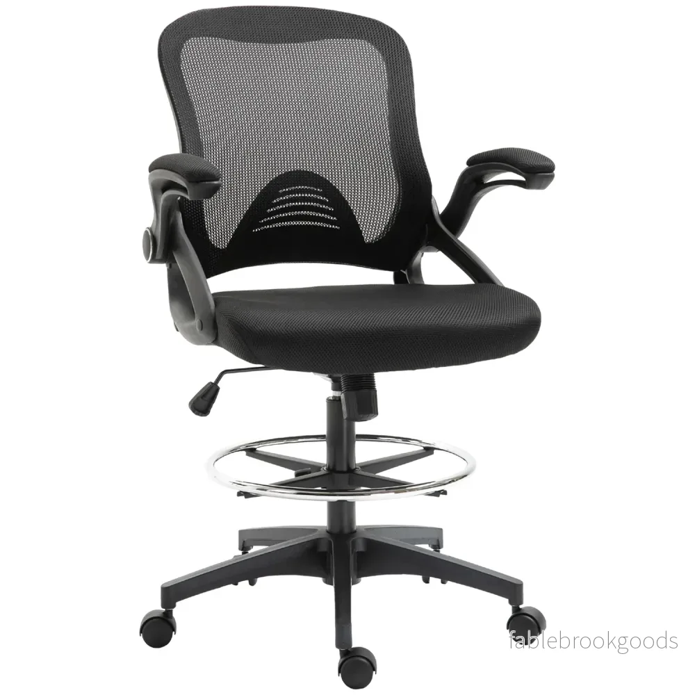 Ergonomisk kontorsstol, vridbar, mesh, 360°, 120 kg kapacitet