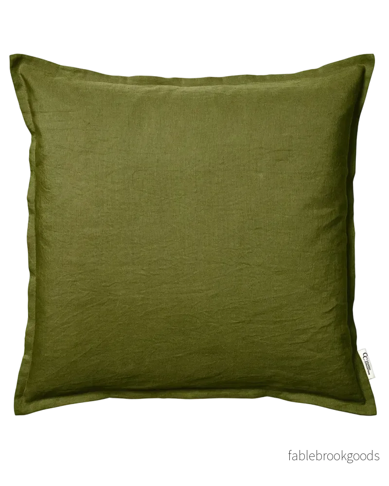 Kuddfodral Classic Linen Skogsgrön Kuddfodral Classic Linen Skogsgrön