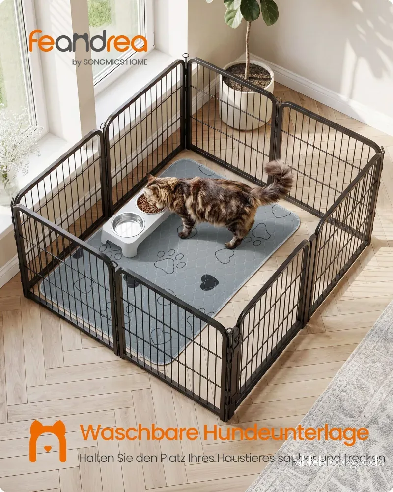 Puppy-onderlegger - Wasbaar en Lekvrij - 2-Delige Set - Grijs - 100 x 70 cm - Bild 2