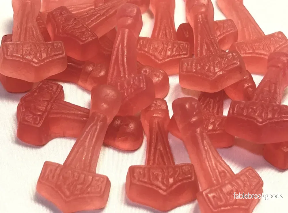 Raspberry Mjölnir Fruktgodis 120g - Bild 2