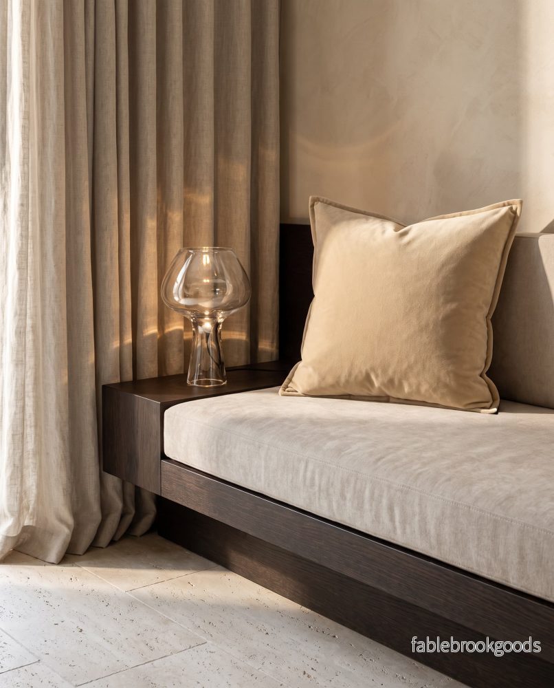 Kuddfodral Classic Velvet Sand - Bild 2