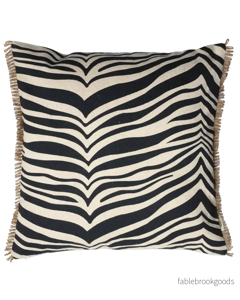 Kudde Zebra Svart