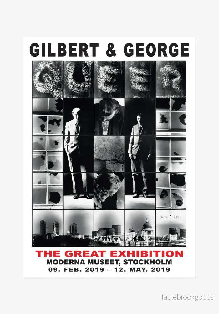 Poster: Gilbert & George, Queer