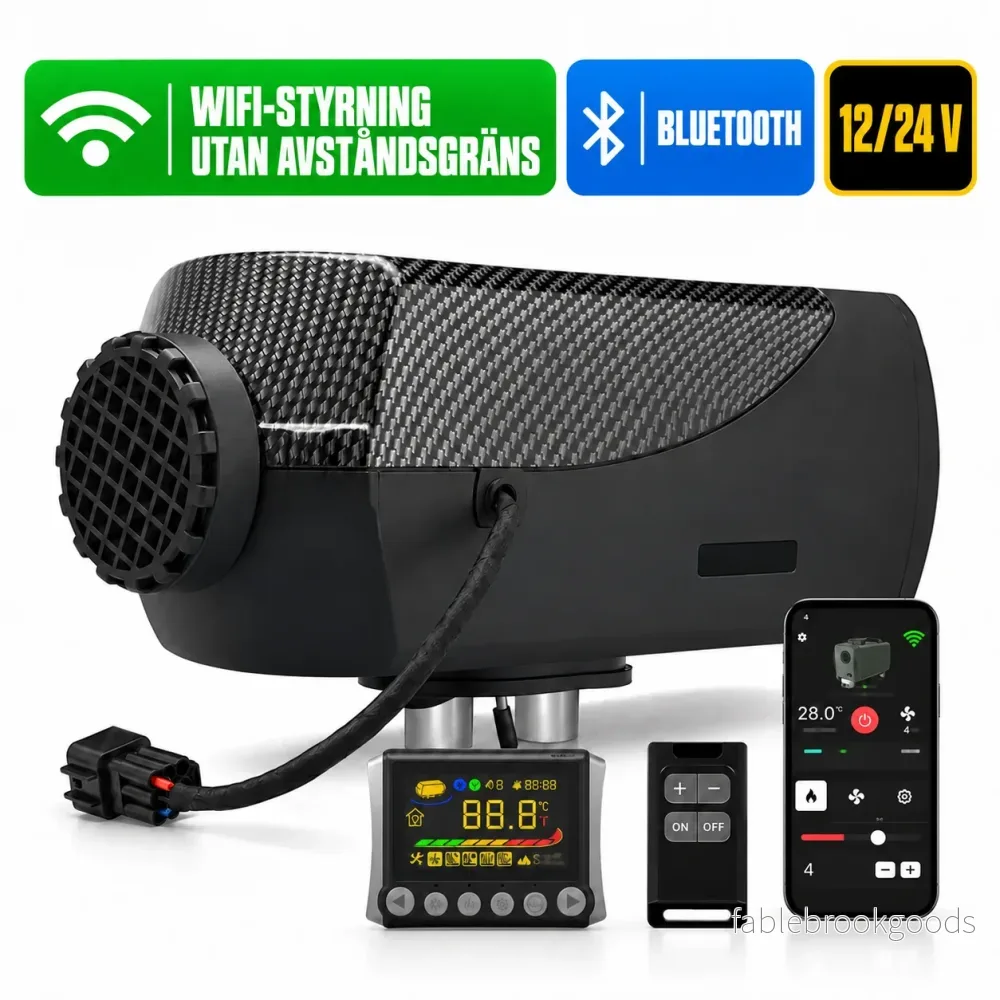 Dieselvärmare 8 kW, WiFi, Bluetooth – 12/24 V Dieselvärmare 8 kW, WiFi, Bluetooth – 12/24 V